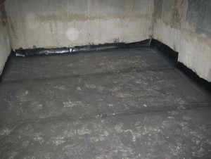 Ванная комната  из монолитного бетона